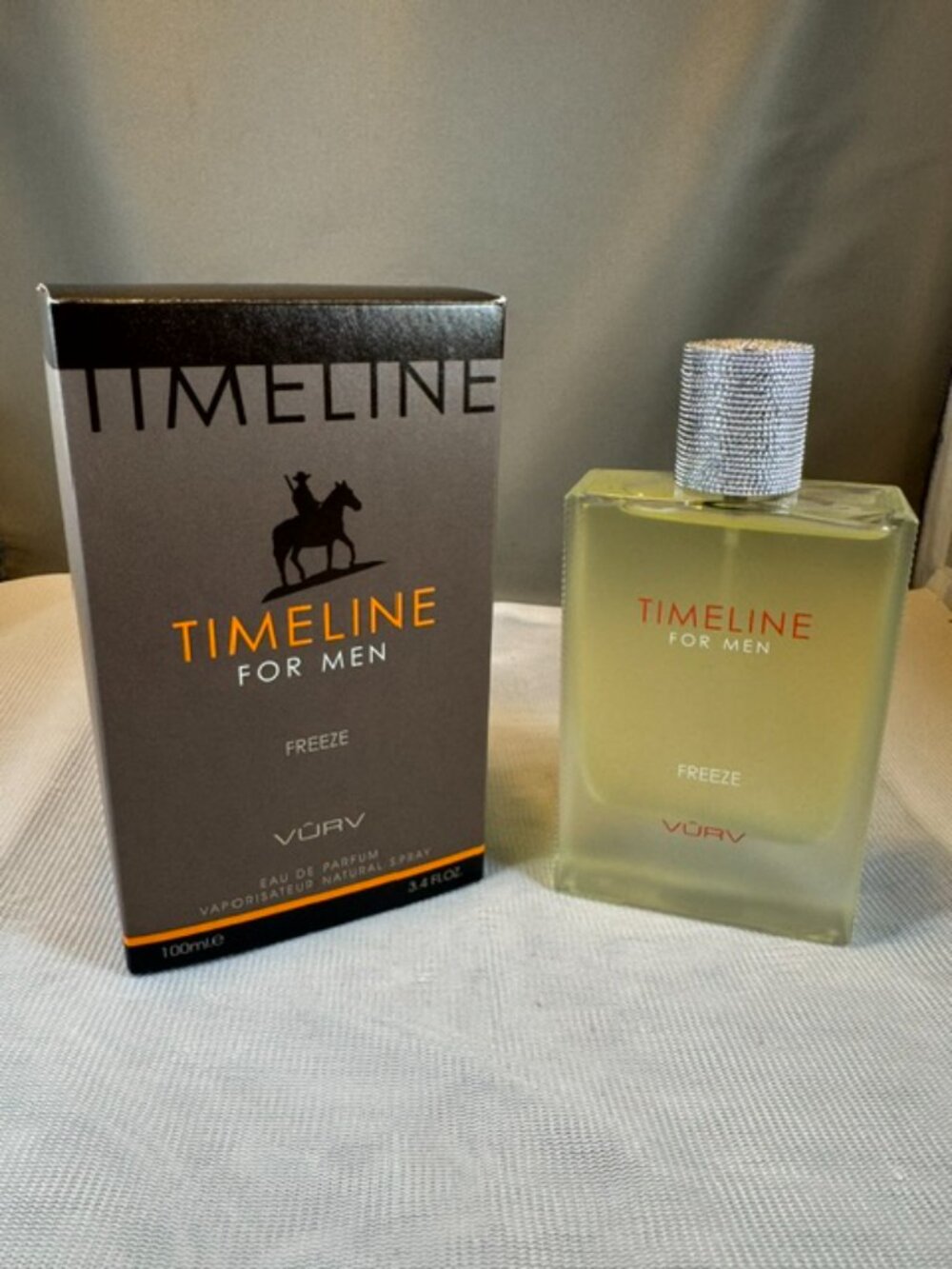 Vurv by Lattafa Timeline For Men Freeze Eau De Parfum 3.4oz Open Box $60